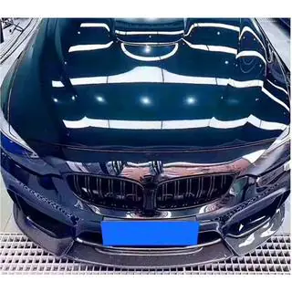 Voorbumper lip Lip V10 (voor F80, carbon) foto 4