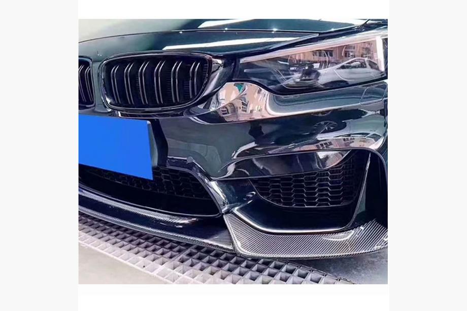 BMW 3 Serie F30/F31 2012–2019 Voorbumper lip Lip V10 (voor F80, carbon) Foto 3