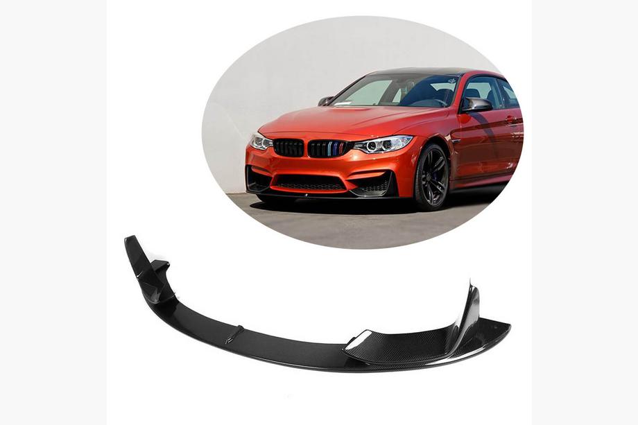 BMW 4 Serie F32/F33/F36 2012–2020 Voorbumper lipspoiler Lip V2 (voor F82/F83, carbon) Image