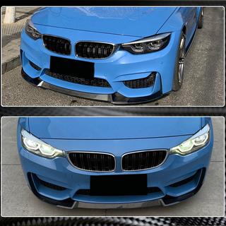 Voorbumper lipspoiler Lip V8 (voor F82/F83, carbon) BMW 4 Serie F32/F33/F36 2012–2020 foto 3