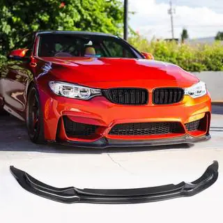 Front bumper lipspoiler Lip V11 (voor F80, carbon) foto 1