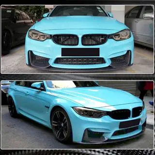 Frontbumperlip Lip V13 (voor F80, carbon) foto 4