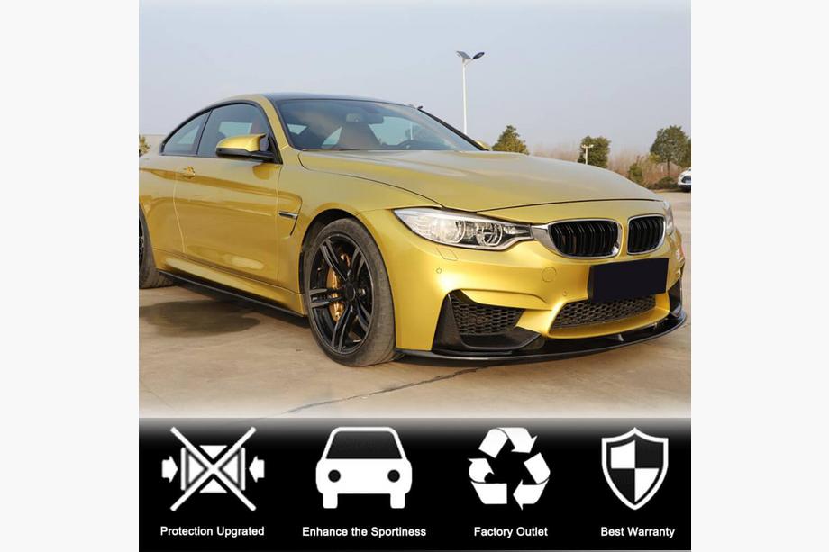 BMW 3 Serie F30/F31 2012–2019 Voorbumper lip FRP V15 (voor F80) Foto 2