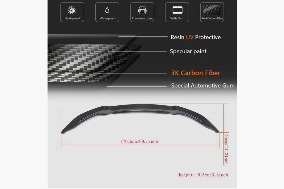 BMW 4 Serie F32/F33/F36 2012–2020 Frontbumper lipspoiler V14 (voor F82/F83, carbon) Foto 6