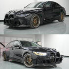BMW 3 Serie G20/G21 2018– Front bumper lip Lip V1 (voor G80, carbon) foto 2