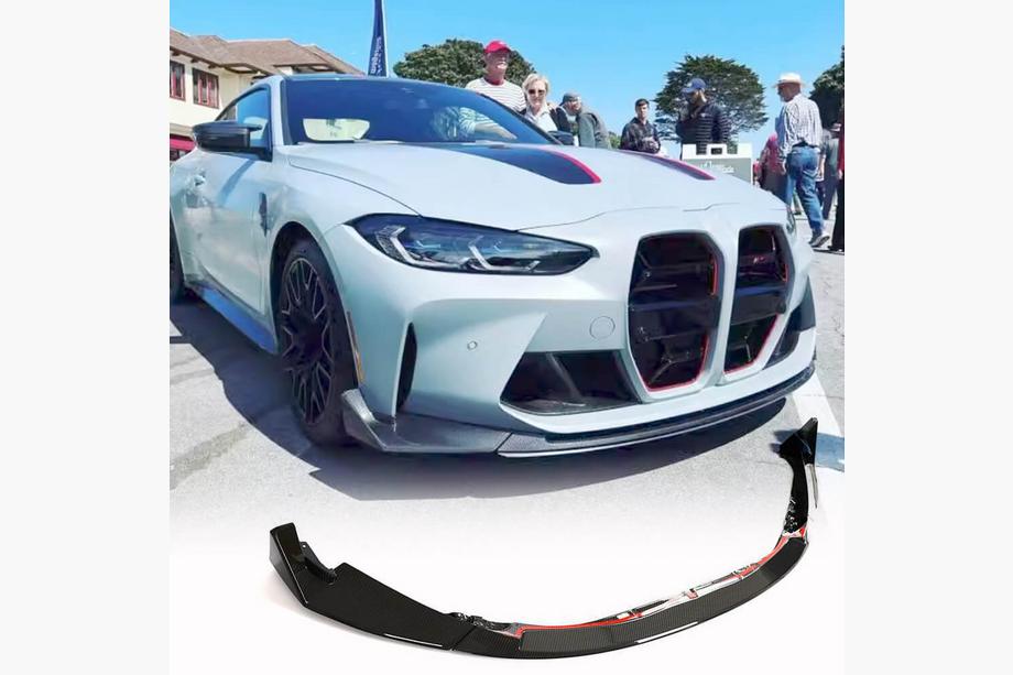 BMW 3 Serie G20/G21 2018– Voorbumper lipspoiler Lip V2 (voor G80, carbon) Image