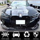 BMW 3 Serie G20/G21 2018– Front bumper lip Lip V7 (voor G80, carbon) foto 2
