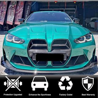 Voorbumper lipspoiler Lip V8 (voor G80, carbon) BMW 3 Serie G20/G21 2018– foto 2
