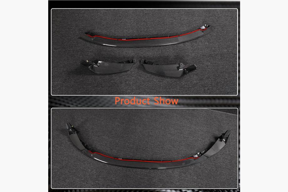 BMW 3 Serie G20/G21 2018– Voorbumper lipspoiler Lip V8 (voor G80, carbon) Foto 4