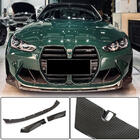 BMW 3 Serie G20/G21 2018– Frontbumper lipspoiler Lip V9 (voor G80, carbon) foto 1