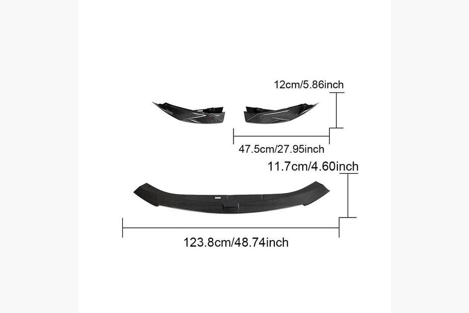BMW 4-serie G22/23/26 2020– Front bumper lip Lip V1 (voor G82/G83, carbon) Foto 13