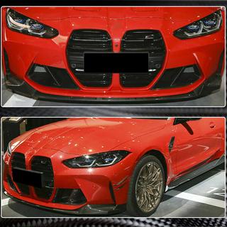 Front bumper lip Lip V3 (voor G82/G83, carbon) BMW 4-serie G22/23/26 2020– foto 4