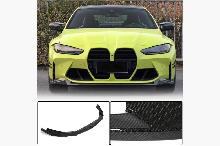 BMW 4-serie G22/23/26 2020– Front bumper lip Lip V8 (voor G82/G83, carbon) Image
