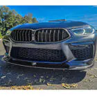 BMW 8-serie G14/G15/G16 2018– Front bumper lip spoiler (voor F91/F92/F93 M8, carbon) foto 6