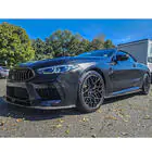 BMW 8-serie G14/G15/G16 2018– Front bumper lip spoiler (voor F91/F92/F93 M8, carbon) foto 8