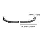 BMW X3 G01 2018– Frontbumper lip (voor M-Sport 2022-2024, carbon) foto 5