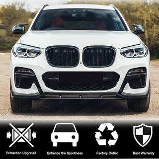 Voorbumper frontlip (voor originele M-Sport 2018-2021, carbon) foto 3