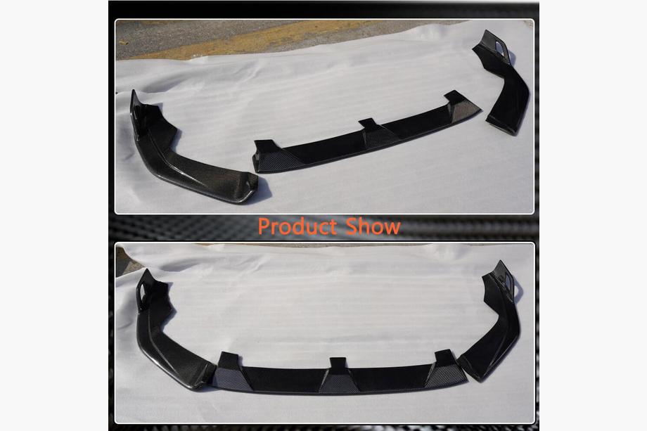 BMW X3 G01 2018– Voorbumper lipspoiler (voor F97 2022-2024, carbon) Foto 4