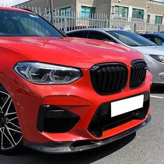 Front bumper lip Lip V2 (voor F98 2018-2021, carbon) foto 4