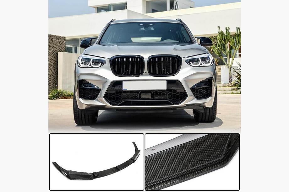 BMW X4 G02 2018– Voorbumper frontlip Lip (voor F98 2018-2021, carbon) Image