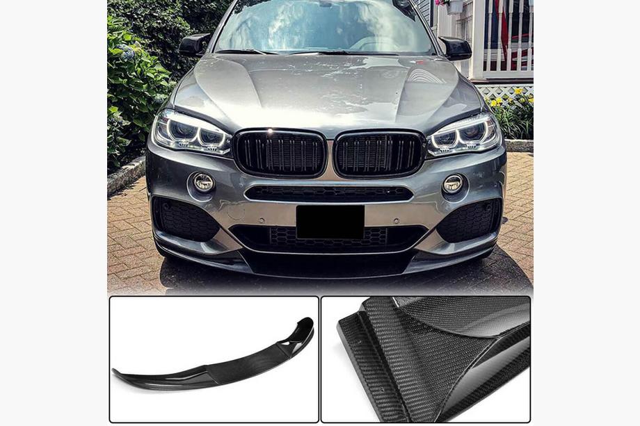 BMW X5 F15 2013–2018 Front bumper lip Lip (voor M-Sport, carbon) Foto 1