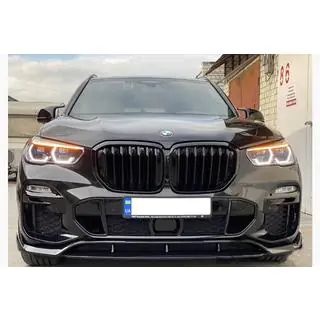 Paradigm V-3 front lip spoiler (2018-2022, hoogglans zwart)