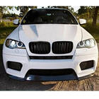 BMW X6 E71 2008–2014 Voorbumper lip spoiler FRP (voor X6M 2010-2014) foto 2
