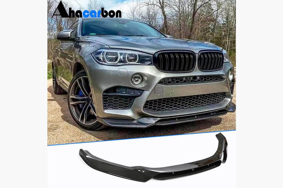 BMW X5 F15 2013–2018 Voorbumper lipspoiler Lip V1 (voor F85, carbon) Foto 1