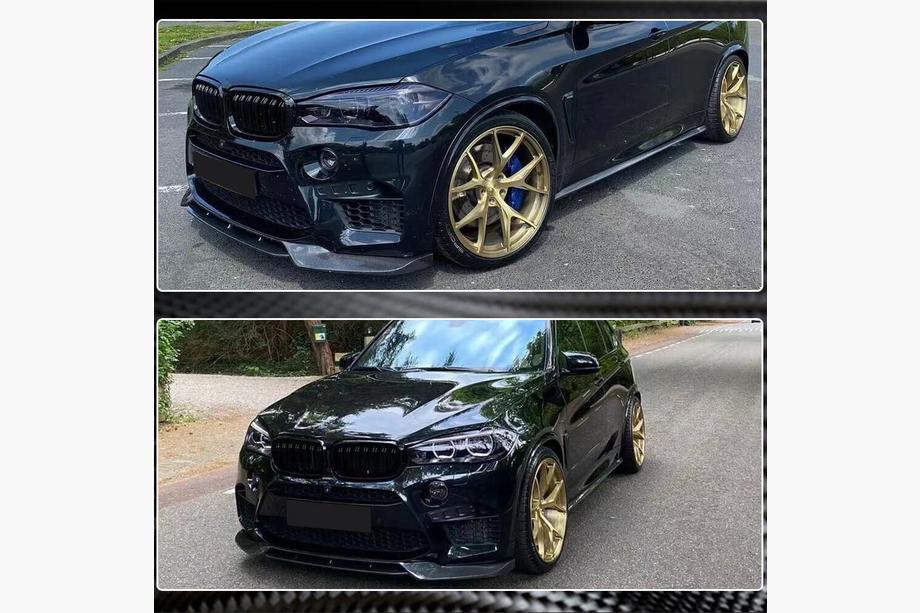 BMW X5 F15 2013–2018 Voorbumper lipspoiler Lip V1 (voor F85, carbon) Foto 5