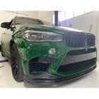 BMW X6 F16 2014–2019 Voorbumper lipspoiler Lip V2 (voor F86, carbon) foto 5