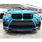 BMW X6 F16 2014–2019 Voorbumper lipspoiler Lip V2 (voor F86, carbon) foto 6