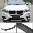 BMW X6 F16 2014–2019 Front bumper lipspoiler Lip V2 (voor Base, carbon) foto 2
