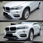 BMW X6 F16 2014–2019 Front bumper lipspoiler Lip V2 (voor Base, carbon) foto 4