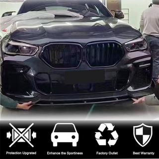 Front bumper lip Lip (voor M-Sport 2018-2022, carbon) BMW X6 G06 2019–2027 foto 2