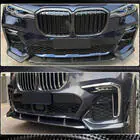 BMW X7 G07 2019– Frontlip voor voorbumper (voor M-Sport 2019-2022, carbon) foto 13
