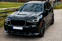 BMW X7 G07 2019– Frontlip voor voorbumper (voor M-Sport 2019-2022, carbon) foto 1