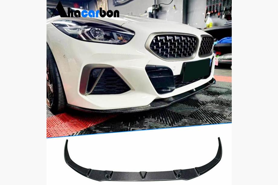 BMW Z4 (G29) 2018– Voorbumper lip spoiler V3 (voor M-Sport, carbon) Image