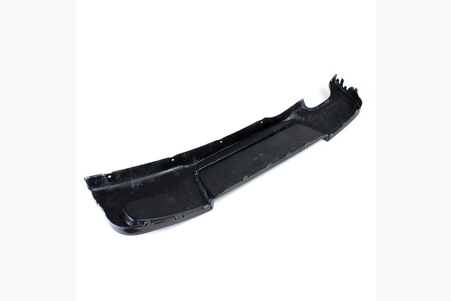 BMW 1 Serie E81/E82/E87/E88 2004–2011 Achterbumper diffuser V1 (voor E87 M-Sport, carbon) Foto 4