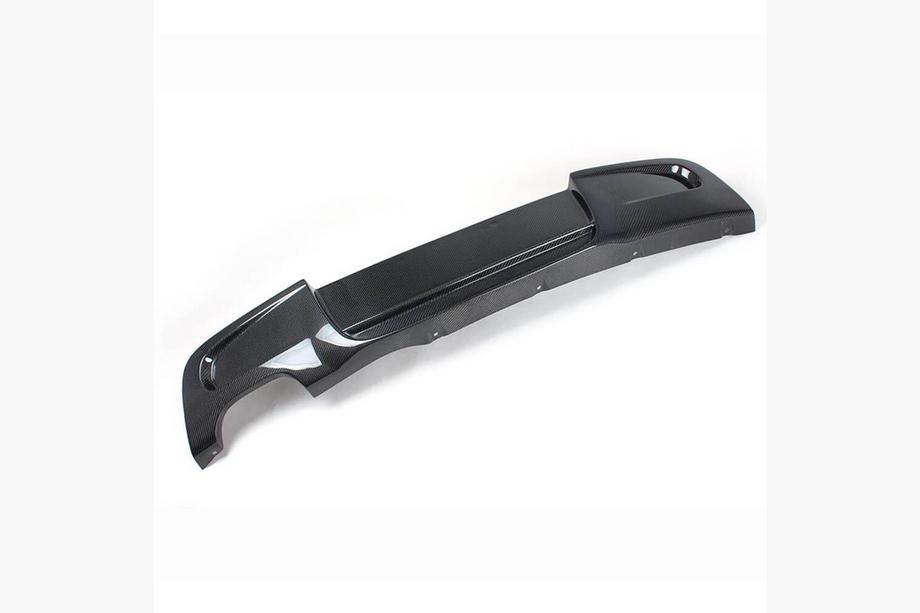 BMW 1 Serie E81/E82/E87/E88 2004–2011 Achterbumper diffuser V2 (voor E87 M-Sport, carbon) Foto 4