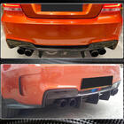 BMW 1 Serie E81/E82/E87/E88 2004–2011 Achterbumper diffuser FRP (voor 1M E82) foto 4