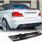 BMW 1 Serie E81/E82/E87/E88 2004–2011 Achterbumperdiffuser V1 (voor E82/E88 M-Sport, carbon) foto 1