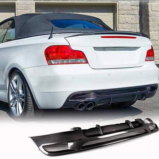 Achterbumper diffuser V2 (voor E82/E88 M-Sport, carbon) BMW 1 Serie E81/E82/E87/E88 2004–2011 foto 2