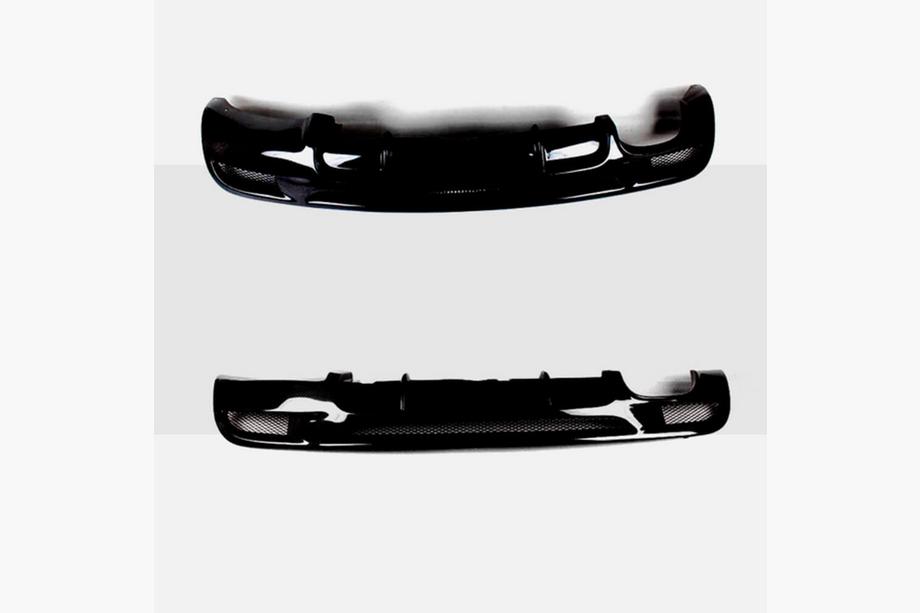 BMW 1 Serie E81/E82/E87/E88 2004–2011 Achterbumperdiffuser FRP V3 (voor E82/E88 M Sport) Foto 3