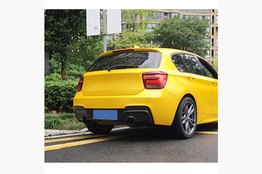 BMW 1 Serie F20/F21 2011–2019 Achterbumper diffuser (voor M-Sport 2011-2015, carbon) Foto 2