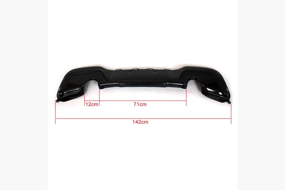 BMW 1 Serie F20/F21 2011–2019 Achterbumper diffuser (voor M-Sport 2011-2015, carbon) Foto 5