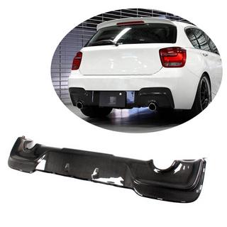 Achterbumper diffuser (voor M135i 2011-2015, carbon) BMW 1 Serie F20/F21 2011–2019 foto 1
