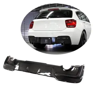 Achterbumper diffuser (voor M135i 2011-2015, carbon) foto 1