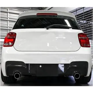 Achterbumper diffuser (voor M135i 2011-2015, carbon) foto 2