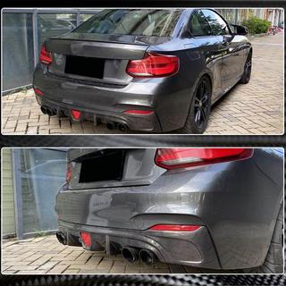 Achterbumperdiffuser V2 (voor F22/F23 M-Sport, carbon) BMW 2-serie F22/F23 2014–2021 foto 4