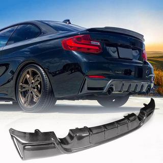 Achterbumperdiffuser V4 (voor F22/F23 M-Sport, carbon) BMW 2-serie F22/F23 2014–2021 foto 1